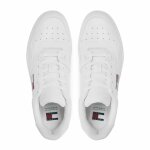 Ανδρικό Παπούτσι TOMMY JEANS RETRO BASKET EM0EM01395 Λευκό - Image 4