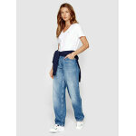 ΓΥΝΑΙΚΕΙΑ ΜΠΛΟΥΖΑ TJW SLIM SOFT V NECK TEE TOMMY JEANS DW0DW14617-YBR - Image 2