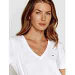ΓΥΝΑΙΚΕΙΑ ΜΠΛΟΥΖΑ TJW SLIM SOFT V NECK TEE TOMMY JEANS DW0DW14617-YBR - Image 3