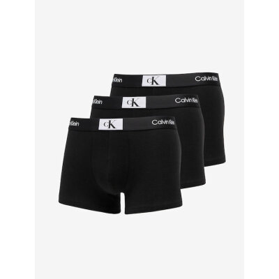 Ανδρικά εσώρουχα CALVIN KLEIN TRUNK 3 PACK NB3528A Mαύρο