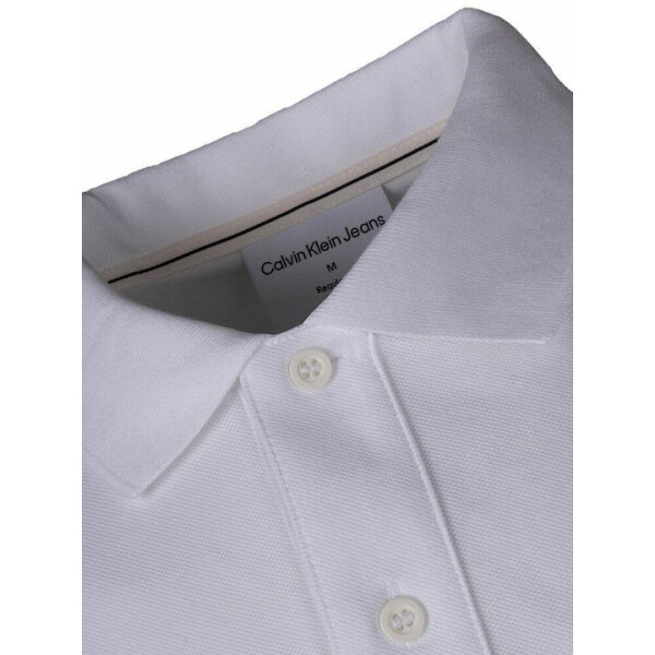fixedratio_20231129101345_e9873a3e Ανδρική Μπλούζα POLO CALVIN KLEIN J30J323395 Λευκό - Image 3