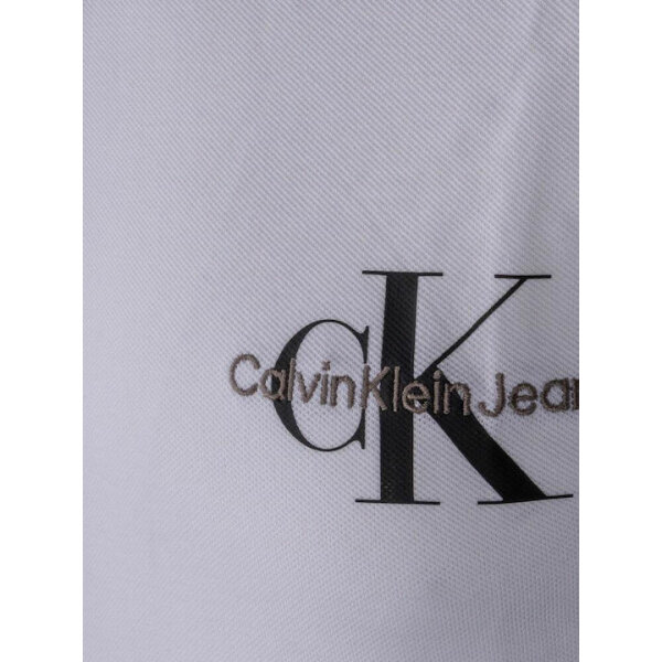 fixedratio_20231129101349_113141b4 Ανδρική Μπλούζα POLO CALVIN KLEIN J30J323395 Λευκό - Image 4