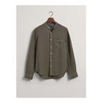 Ανδρικό Πουκάμισο GANT Λινό 3240122 REG DYED BAND Χακί