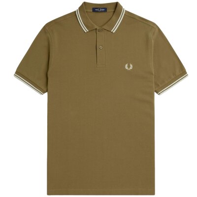 Ανδρικό POLO FRED PERRY TWIN TIPPED M3600 Καφέ
