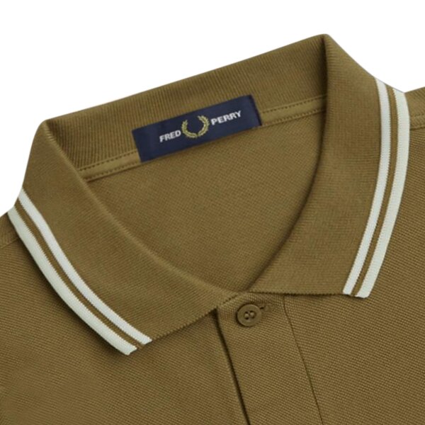 Ανδρικό POLO FRED PERRY TWIN TIPPED M3600 Καφέ - Image 2