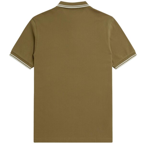 Ανδρικό POLO FRED PERRY TWIN TIPPED M3600 Καφέ - Image 4