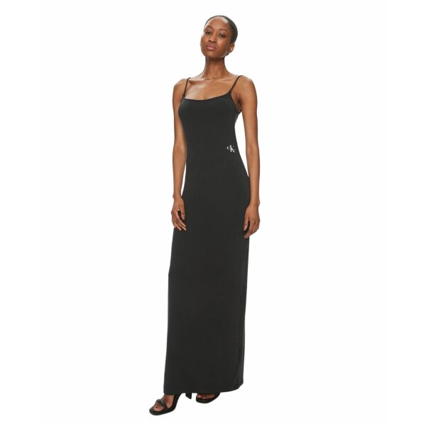 i1869 ΓΥΝΑΙΚΕΙΟ ΦΟΡΕΜΑ ΜΑΥΡΟ CALVIN KLEIN LONG MODAL DRESS - J20J223055-BEH - Image 1