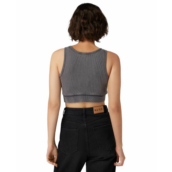 i1878-2 (1) Γυναικεία Μπλούζα WASHED RIB CROP V Calvin Klein Jeans J20J223109-PT2 - Image 3