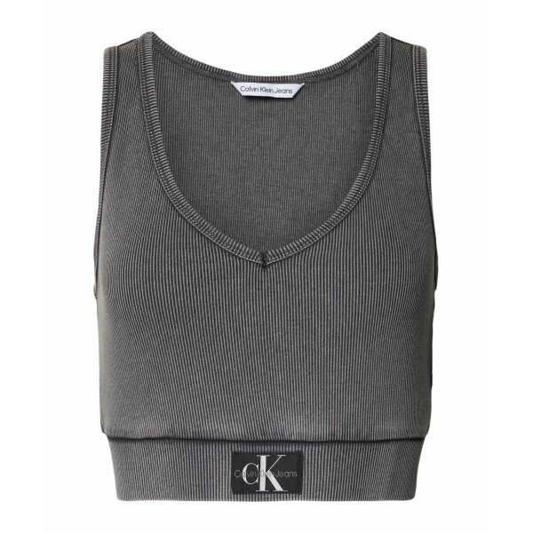 i1878-4 Γυναικεία Μπλούζα WASHED RIB CROP V Calvin Klein Jeans J20J223109-PT2 - Image 4