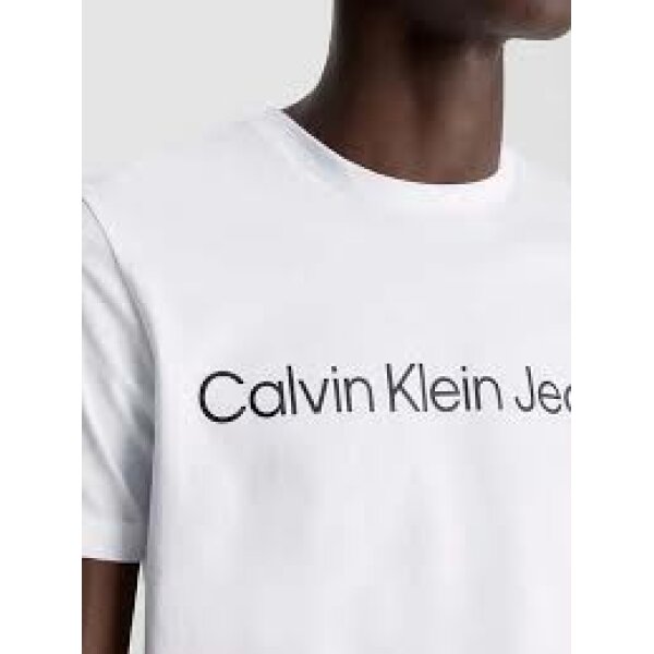 images Ανδρική Μπλούζα CALVIN KLEIN J30J322552 Λευκό - Image 2