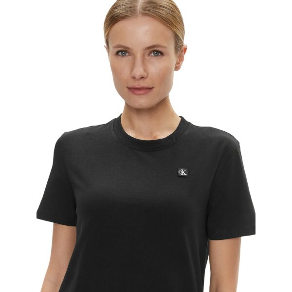 Γυναικείο T-Shirt Calvin Klein Ck Embro Badge Regural Tee Ck Black J20J223226-BEH - Image 4