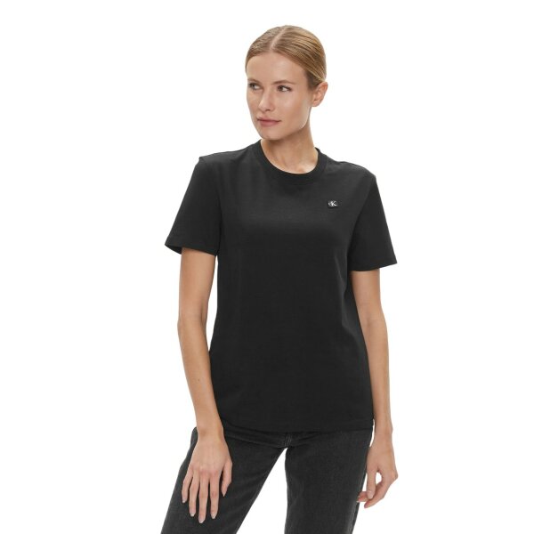 j20j223226_beh_main Γυναικείο T-Shirt Calvin Klein Ck Embro Badge Regural Tee Ck Black J20J223226-BEH - Image 1