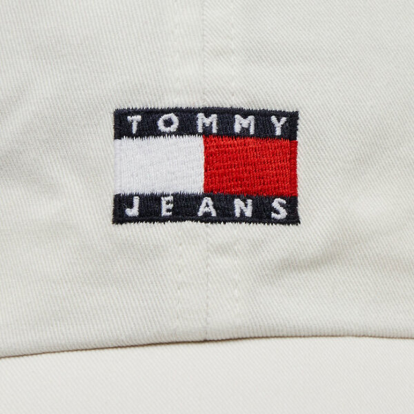 Tommy Jeans Καπέλο Jockey Heritage AW0AW15848 Ancient White YBH - Image 3