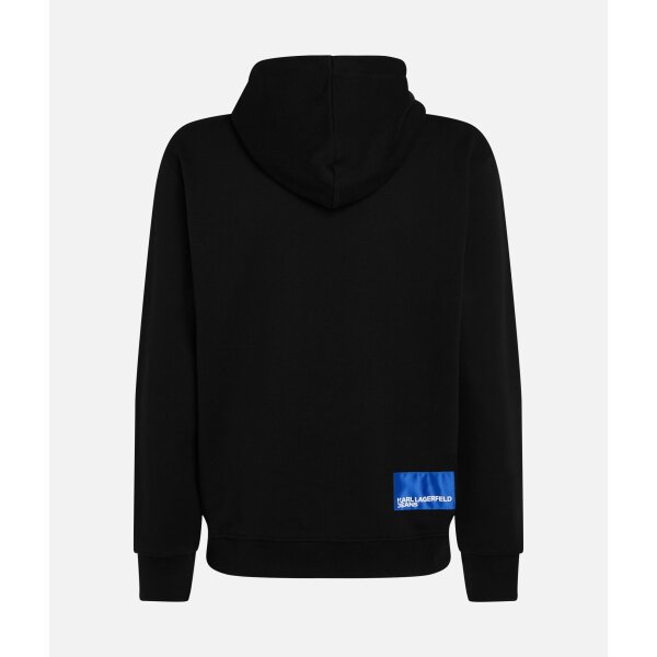 neiiLphw Ανδρική Ζακέτα KARL LAGERFELD 325D1803 REGULAR ZIP Μαύρο - Image 3