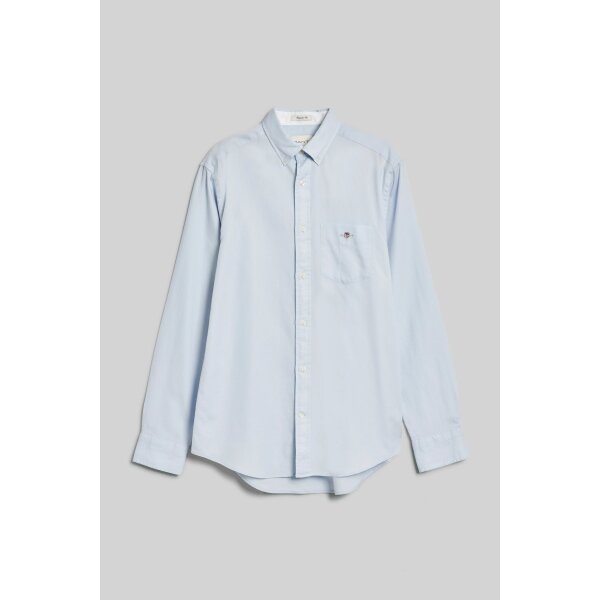 Ανδρικό Πουκάμισο GANT 3240059 REG HONEYCOMB Γαλάζιο - Image 1