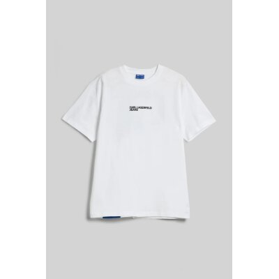 Ανδρική Μπλούζα KARL LAGERFELD REGULAR SSLV 241D1702 Λευκό