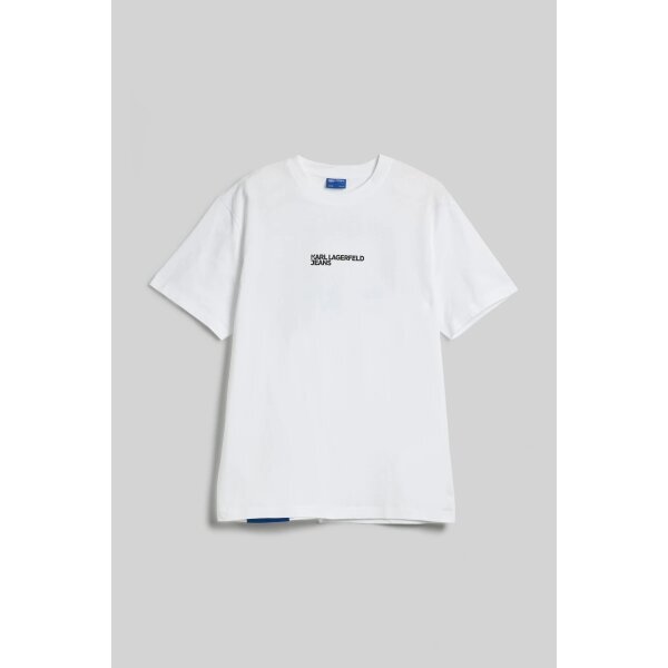 Ανδρική Μπλούζα KARL LAGERFELD REGULAR SSLV 241D1702 Λευκό - Image 1