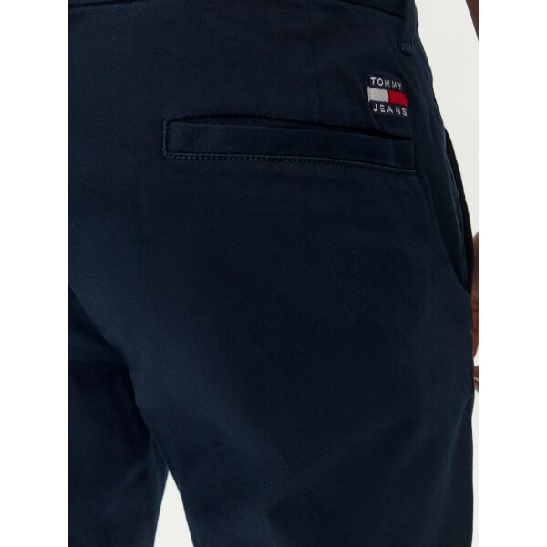 tommy-jeans-chinos-austin-dm0dm19166-dunkelblau-slim-fit-0000303420628 (2) Ανδρικό Παντελόνι CHINO TOMMY JEANS AUSTIN SLIM DM0DM19166 Μπλε - Image 3