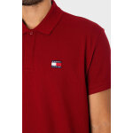 Ανδρική Μπλούζα POLO TOMMY JEANS REG BADGE DM0DM18314 Κόκκινο - Image 4
