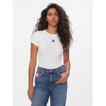 ΓΥΝΑΙΚΕΙΑ ΜΠΛΟΥΖΑ Tommy Jeans T-Shirt DW0DW17881 Λευκό Slim Fit