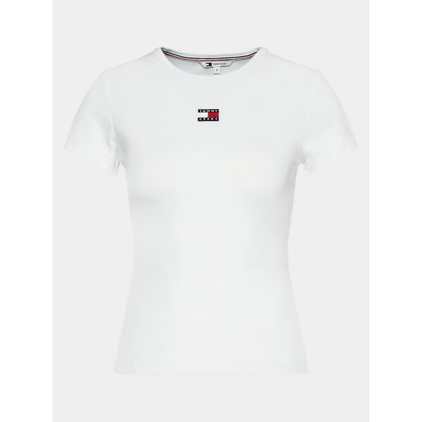 ΓΥΝΑΙΚΕΙΑ ΜΠΛΟΥΖΑ  Tommy Jeans T-Shirt DW0DW17881 Λευκό Slim Fit - Image 2