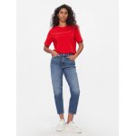 Γυναικείο T-Shirt Tjw Rlx New Linear Tee DW0DW17836 Κόκκινο Relaxed Fit - Image 2