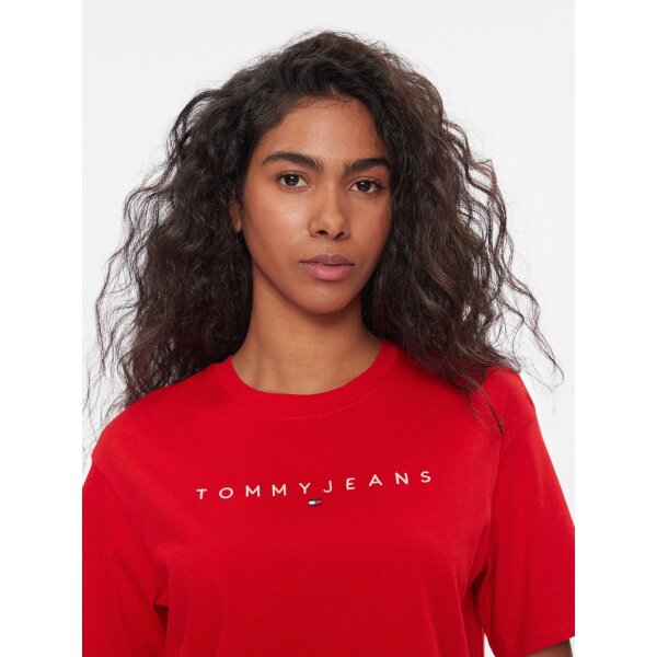 Γυναικείο T-Shirt Tjw Rlx New Linear Tee DW0DW17836 Κόκκινο Relaxed Fit - Image 4