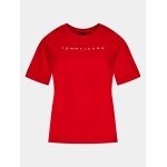 Γυναικείο T-Shirt Tjw Rlx New Linear Tee DW0DW17836 Κόκκινο Relaxed Fit - Image 5