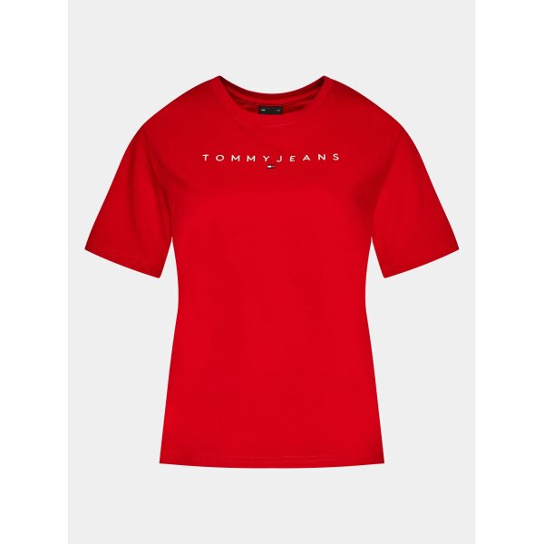 Γυναικείο T-Shirt Tjw Rlx New Linear Tee DW0DW17836 Κόκκινο Relaxed Fit - Image 5