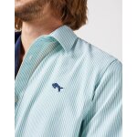 Ανδρικό Πουκάμισο WRANGLER 112350480 Πράσινο Ριγέ - Image 3
