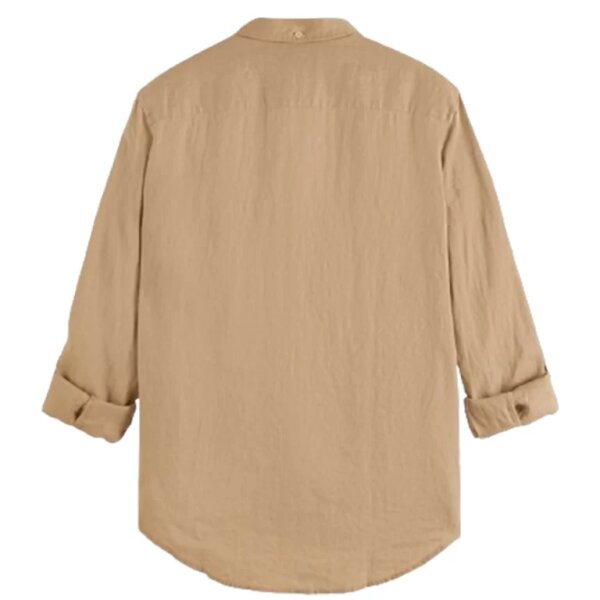 Ανδρικό Πουκάμισο SCOTCH AND SODA LINEN 177150 Μπεζ - Image 2