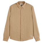 Ανδρικό Πουκάμισο SCOTCH AND SODA LINEN 177150 Μπεζ - Image 3
