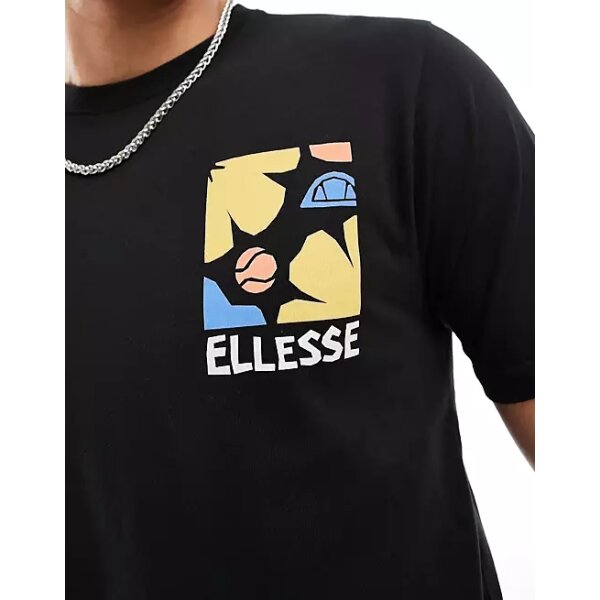 Ανδρική Μπλούζα ELLESSE IMPRONTA SHV20023 Μαύρο - Image 1
