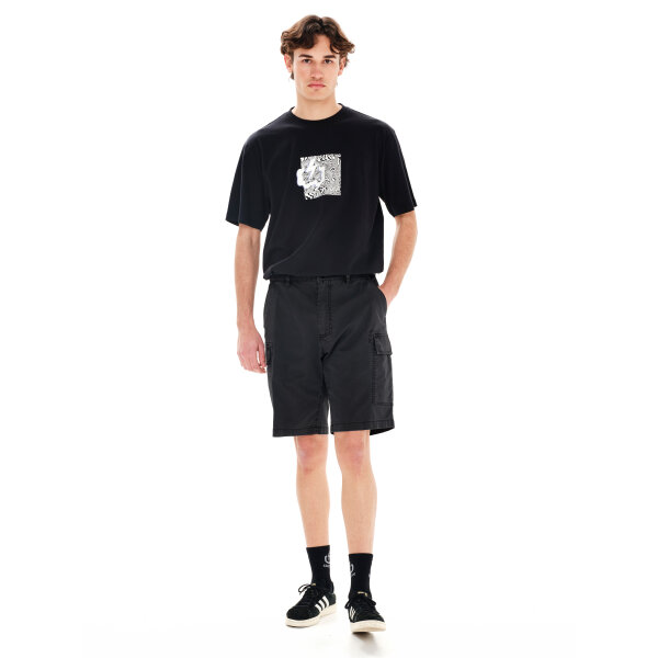 241.EM47.56-BLACK_4 Ανδρική Βερμούδα CARGO EMERSON 241.EM47.56 Μαύρο - Image 4