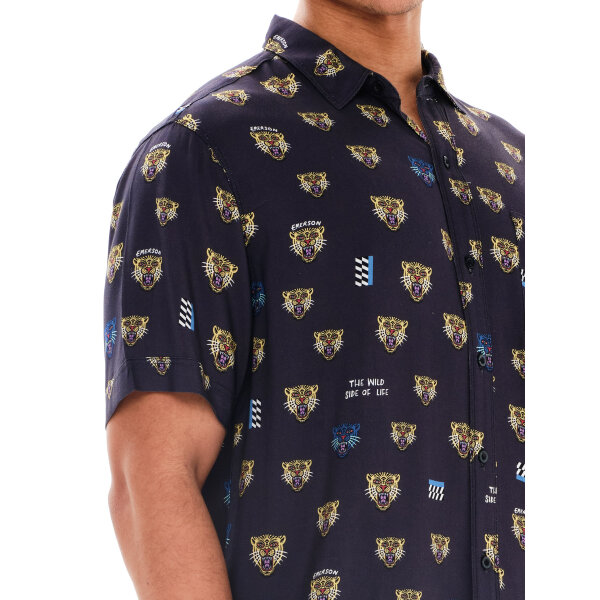 Ανδρικό Πουκάμισο  EMERSON 241.EM61.03 PR414 Μαύρο - Image 5