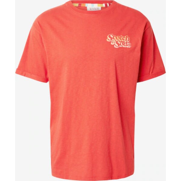 Ανδρική Μπλούζα SCOTCH AND SODA FRONT BACK175646 Κόκκινο - Image 3