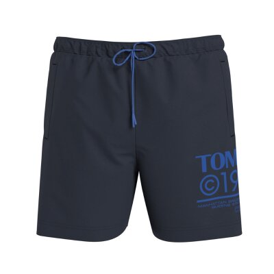 Ανδρικό Μαγιό Βερμούδα TOMMY JEANS UM0UM03145 DRAWSTRING Μπλε