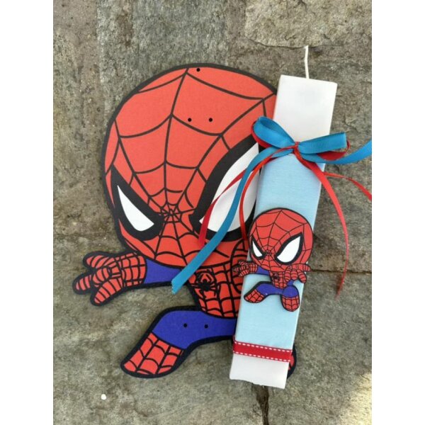 Λαμπάδα Spiderboy Red  LT2023064 - Image 2