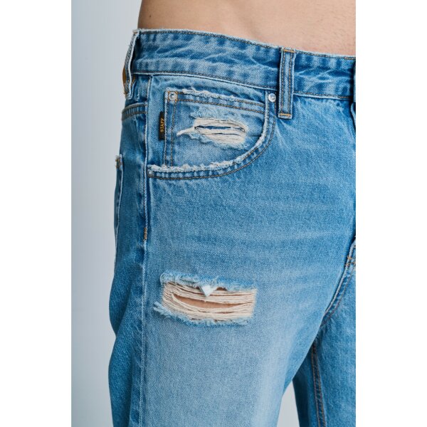 5-810.809.S3.051-6-1200x1600h Ανδρικό Παντελόνι Τζιν STAFF FRANK 5-810.809.S3.051 Μπλε - Image 5