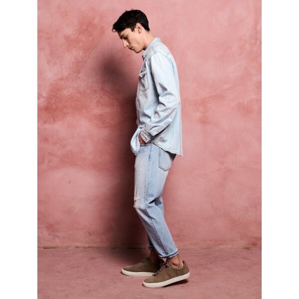 5-822.846.S4.051-7-1200x1600 Ανδρικό Παντελόνι Τζιν STAFF DEVIS 5-822.846.S4.051 Μπλέ Ανοιχτό - Image 7