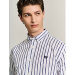 Ανδρικό Πουκάμισο STAFF 61-014.051 PETER1 Ριγέ Λευκό Μπλε - Image 4