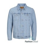Ανδρικό Μπουφάν Τζιν JACK & JONES 12223612 Μπλε