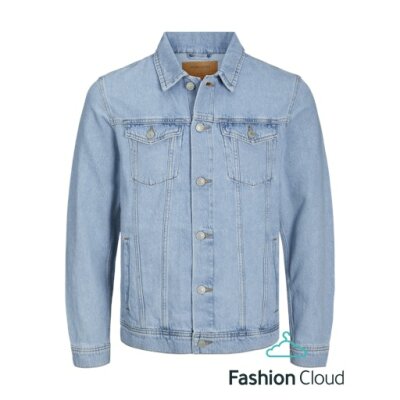 Ανδρικό Μπουφάν Τζιν JACK & JONES 12223612 Μπλε