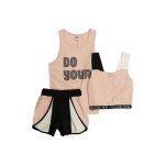 Παιδικό Σετ Shorts croptop Κορίτσι 6-16 Ετών New College 35-8440