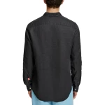 Ανδρικό Πουκάμισο SCOTCH AND SODA LINEN 177150 Μαύρο - Image 2