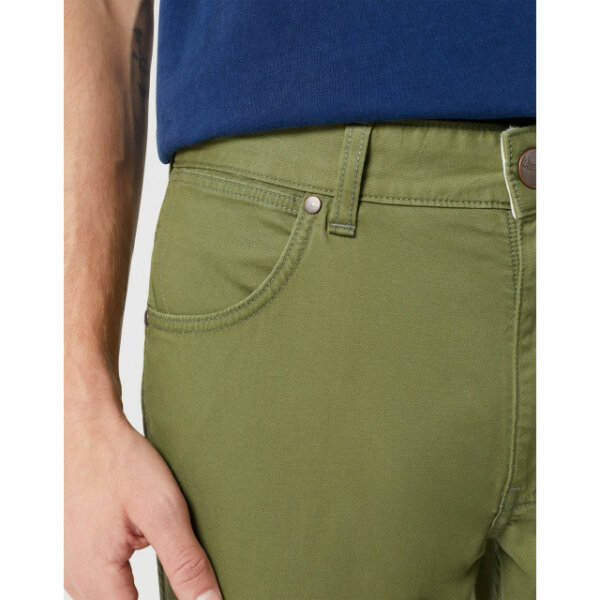 910836 Ανδρικό Παντελόνι WRANGLER GREENSBORO 112350800 Χακί - Image 3