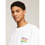 Ανδρική Μπλούζα TOMMY JEANS DM0DM19171 REG SUMMER FLAG Λευκό - Image 2