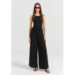 Γυναικεία Ολόσωμη Φόρμα Wide leg fit με πλαϊνά ανοίγματα FUNKY BUDDHA FBL009-101-12