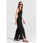 Γυναικεία Ολόσωμη Φόρμα Wide leg fit με πλαϊνά ανοίγματα FUNKY BUDDHA FBL009-101-12 - Image 2
