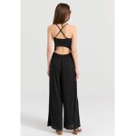 Γυναικεία Ολόσωμη Φόρμα Wide leg fit με πλαϊνά ανοίγματα FUNKY BUDDHA FBL009-101-12 - Image 4